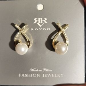 Earrings Gold With Pearl
